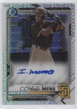 2021 Bowman Mega Box Chrome Mojo Auto Ismael Mena #BMA-IM Auto 11vl