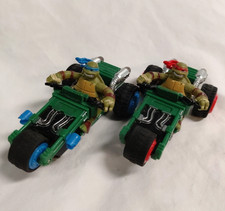 TMNT Teenage Mutant Ninja Turtles Carrera 1:43 Slot Cars UNTESTED Leo Raphael