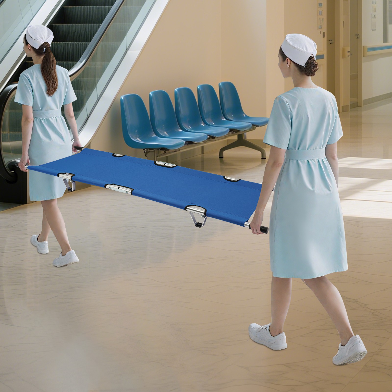 Folding Stretcher For Medical Emergency Portable Emergency Medical Stretcher