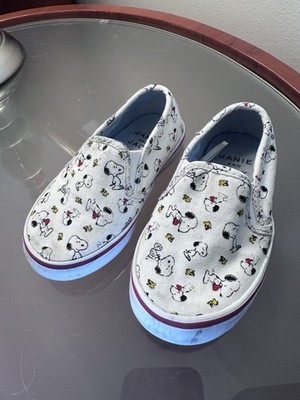 Janie And Jack Peanuts Snoopy Slip On Sneaker Unisex Size 7 Toddler Baby