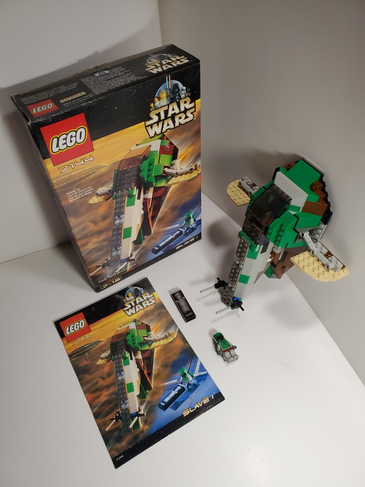 LEGO Star Wars 2000 Boba Fett Slave I 7144 Complete With Box
