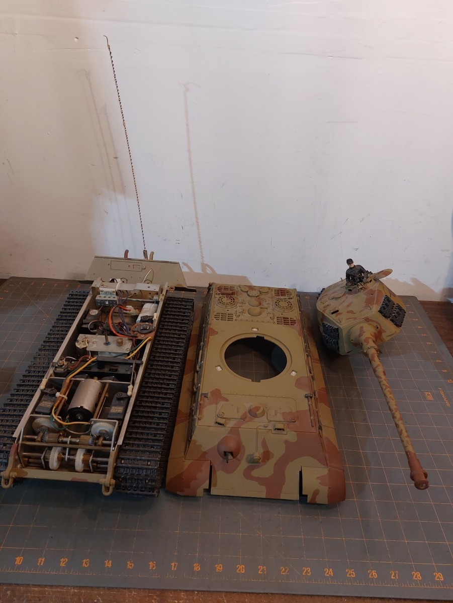 RC KING TIGER Tank Tamiya 1/16 Vintage Untested No Remote | eBay