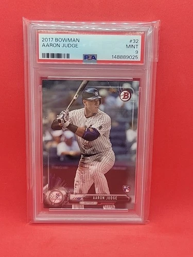 2017 Bowman Aaron Judge RC #32 PSA 9