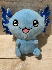 Axolotl Blue Plush Toy Minecraft Video Game 10-inch Pink Tongue Stuffed Animal