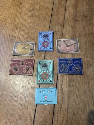 Vintage Sammlung Bezique Marker Karten