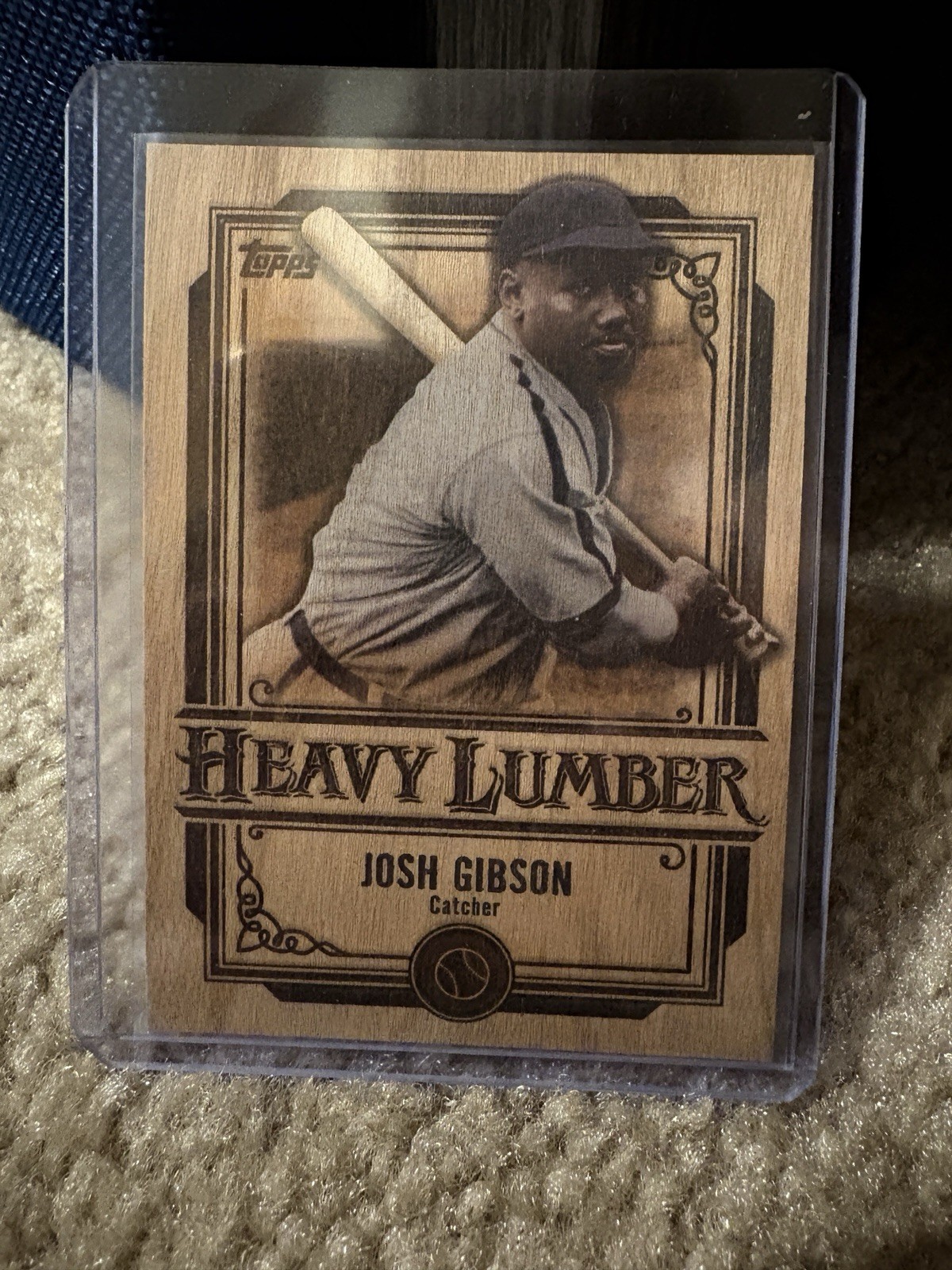 Josh Gibson Heavy Lumber SSP Case Hit 2025 Topps Update #HL-63 Homestead Grays