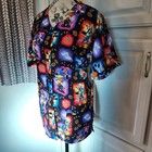DISNEY multicolor scrub- size XL (Mickey's Halloween) — photo 5