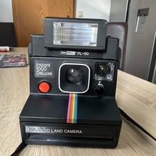 polaroid land camera instant 1000 deluxe + maxwell PL-50