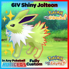 ✨ Shiny Jolteon 6IV ✨ Pokemon Lets Go Pikachu & Eevee 🚀 Fast 🚀