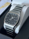 Seiko 5 6309 7310 Black Square TV Dial Day Date Automatic Vintage 1984 Rare