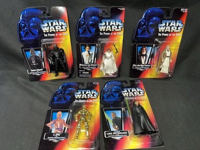 Kenner Star Wars Power of the Force Lot of 5 Action Figures 1995 1996
