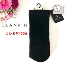 Lanvin Arm Warmer Cashmere 100 Fukaki Woolen Made In Japan