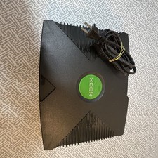Microsoft Xbox Original Console W/ OEM Cable Read Description 