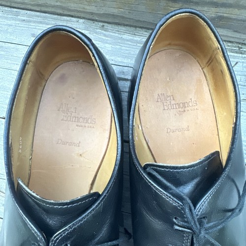 Allen Edmonds Dress Shoes Men's 15 B Black Leather Oxford Lace Up Dress Shoes - Picture 7 of 12
