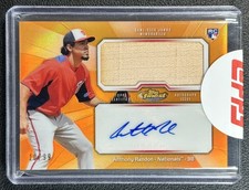 LIAM HENDRIKS 2012 TOPPS FINEST ROOKIE JUMBO BAT AUTO ORANGE REFRACTOR RC 10/99