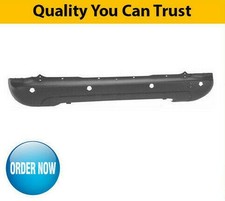 08-18 Fits Citroen Berlingo Van Rear Bumper Centre Section Black Textured W/Pdc