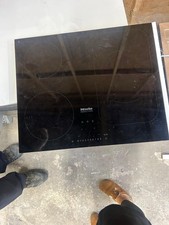 Miele KM6322 61cm Four Zone Powerflex Induction Hob - Stainless Steel Trim