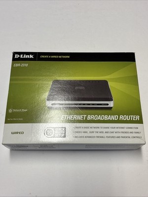 D-Link EBR-2310 4-Port 10/100 Wired Router