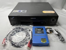 VINTAGE DAEWOO VCR DV-K52Z VHS PLAYER BLACK DIAMOND CARBON DRUM 4 HEAD KOREAN