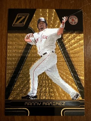 Manny RAMIREZ 2005 Donruss Zenith Artist s Proof GOLD Parallel #10 27/50 