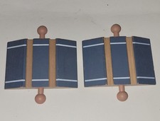 Lot 2 Wooden Railway Train Crossing BRIO Thomas Rail Intersection