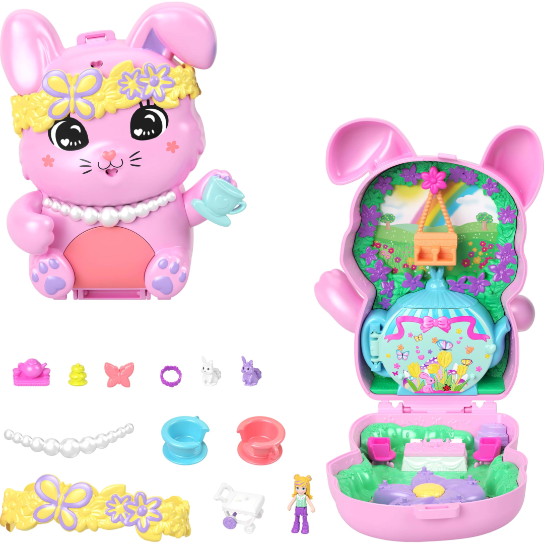 Polly Pocket Tea Party Bunny Playset - Image 4
