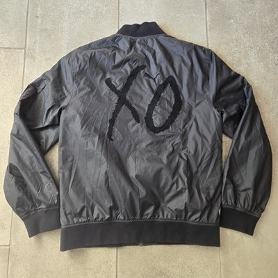 The Weeknd x Puma XO Jacket Mens Small Black Bomber Embroidery Zip