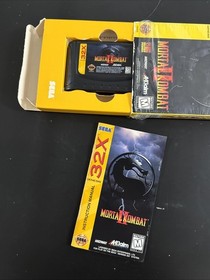 Mortal Kombat 2 II (Sega 32X, 1994) CIB Complete Reg Card - Tested - Authentic