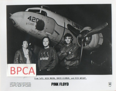 ORIGINAL NEW 1987 Pink Floyd Nick Mason David Gilmour Rick Wright PRESS PHOTO
