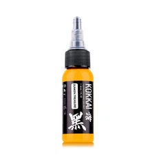 Kokkai Sumi Colors SUNKEN TREASURE Yellow Bright Bold Premium Tattoo Ink Pigment