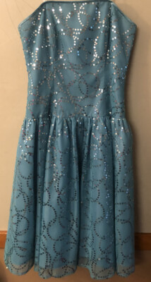 DE LA RUE Beautiful Lined Sequin Sleeveless Dress Size 7/8 EUC | eBay
