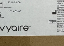 NEW - VYAIRE 001904A . BOX 0F 12. EXP 2029