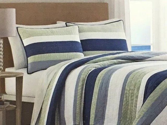 Nautica Standard Pillow Sham - Terry Cove Green