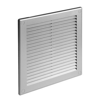 Satin Air Vent Grille with Fly Screen Square Duct Ventilation Cover