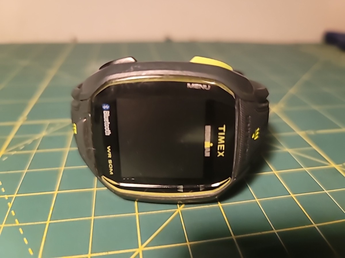 No Power Adapter ATimex Ironman Run x50+ Black/Green Bluetooth - Main Image