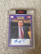 RUDY TOMJANOVICH 2021 Leaf PRO SET Autograph #2/3 NBA HOF ROCKETS LAKERS