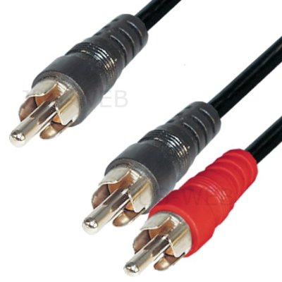 wählbar Audio Kabel Cinch Y Verteiler Splitter 3x RCA Stecker Adapter