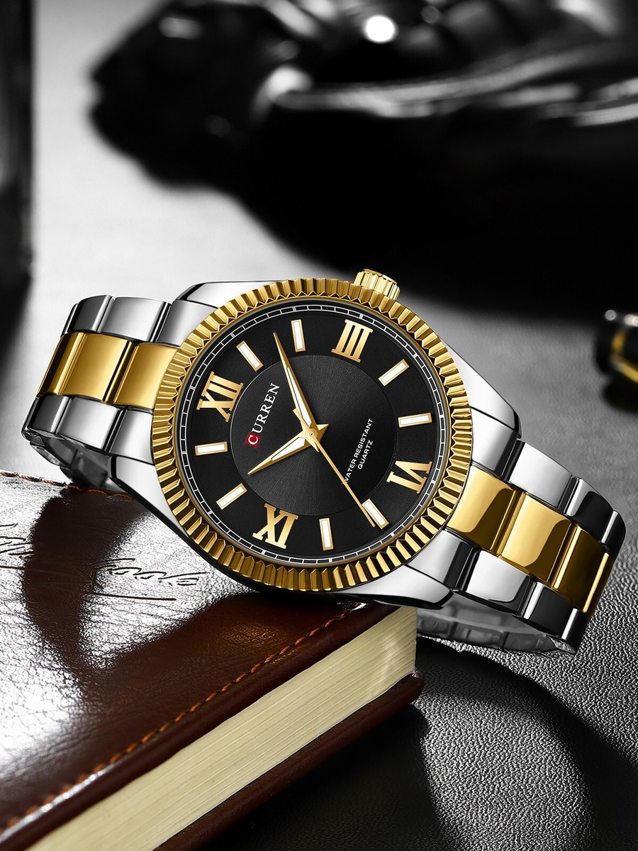 CURREN 8453 Watch for Men Quartz Waterproof Stainless Steel