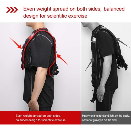 PROIRON Weighted Vest with Comfortable Breathable Fabric, Adjustable Buckle - Picture 3 of 9