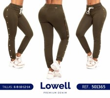 MUJER JEANS COLOMBIANOS COLOMBIANOS PUSH UP LEVANTA COLA LEVANTAMIENTO DE GLÚTEOS JOGGER VERDE