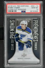 2016 Upper Deck Tim Hortons Clear Cut Phenoms Hockey #CC-10 Robby Fabbri - PSA 1