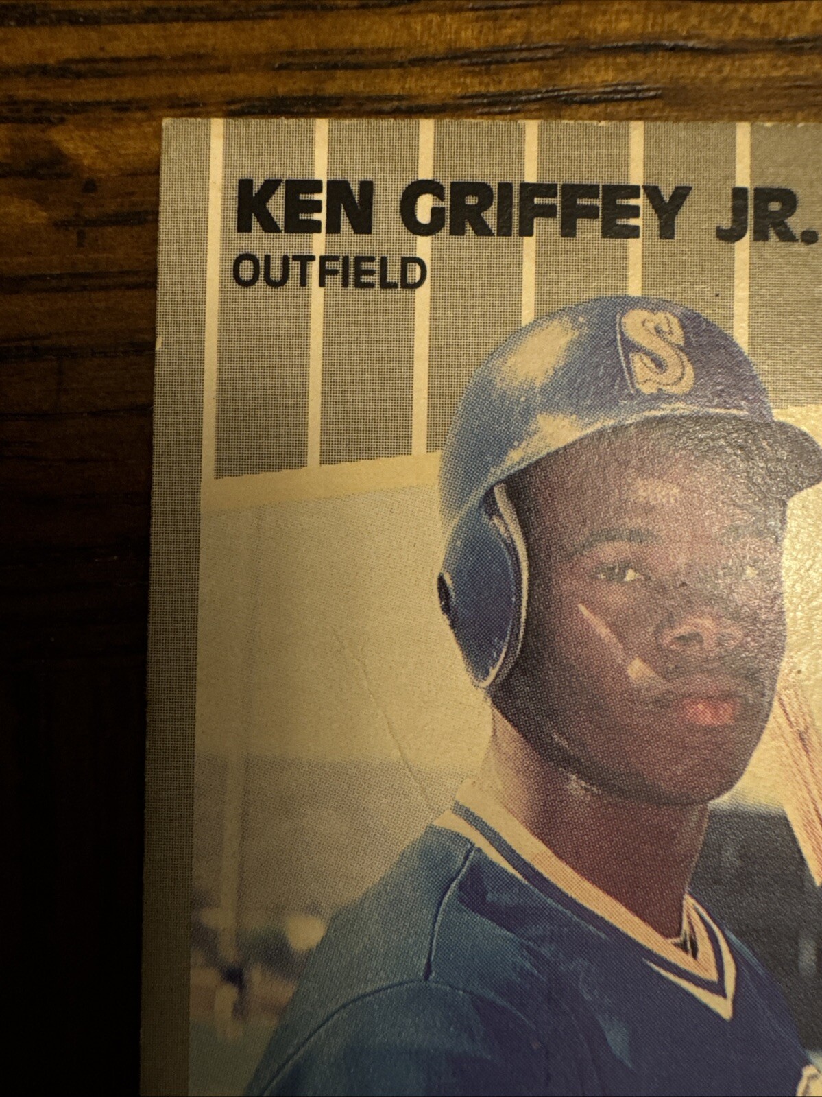 1989 Fleer Ken Griffey Jr. #548 Extremely Rare Printing Mistake / Error ...