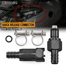 Gas Tank Fuel Line Hose -3/8"- Quick Release Connect Disconnect Coupling Kit Set