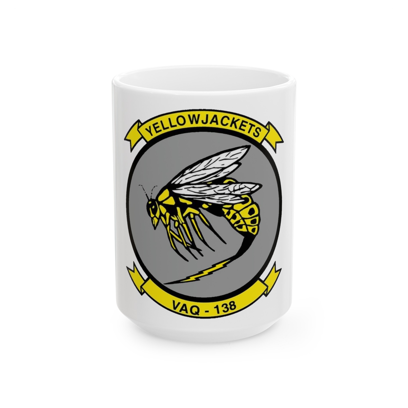 VAQ 138 Electronic Attack Squadron 138 (U.S. Navy) White Coffee Mug