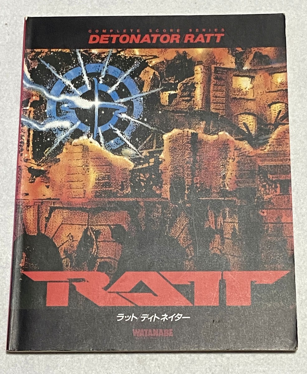 DETONATOR RATT (ラット　ディトネイター　バンドスコア) RATT DETONATOR ラット バンドスコア 楽譜 †