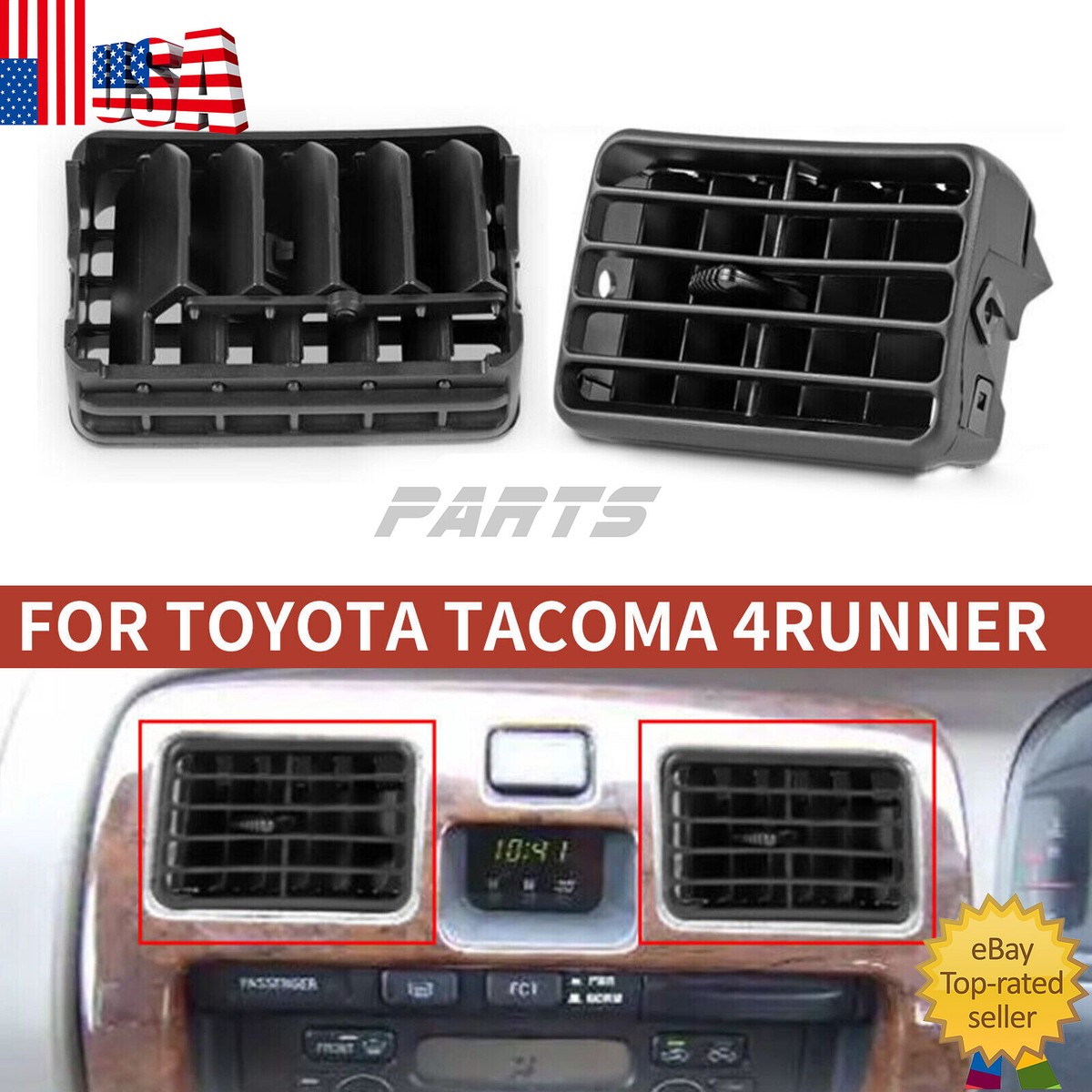 Center Dash Air Vent for 1996-2002 Toyota 4runner Tacoma 2.7L 3.4L