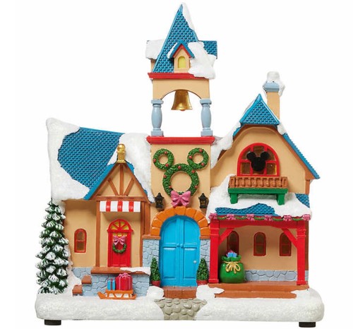 Disney Holiday Christmas Village Set, 13-Piece with 8 Classic Holiday Songs New - Picture 6 of 8