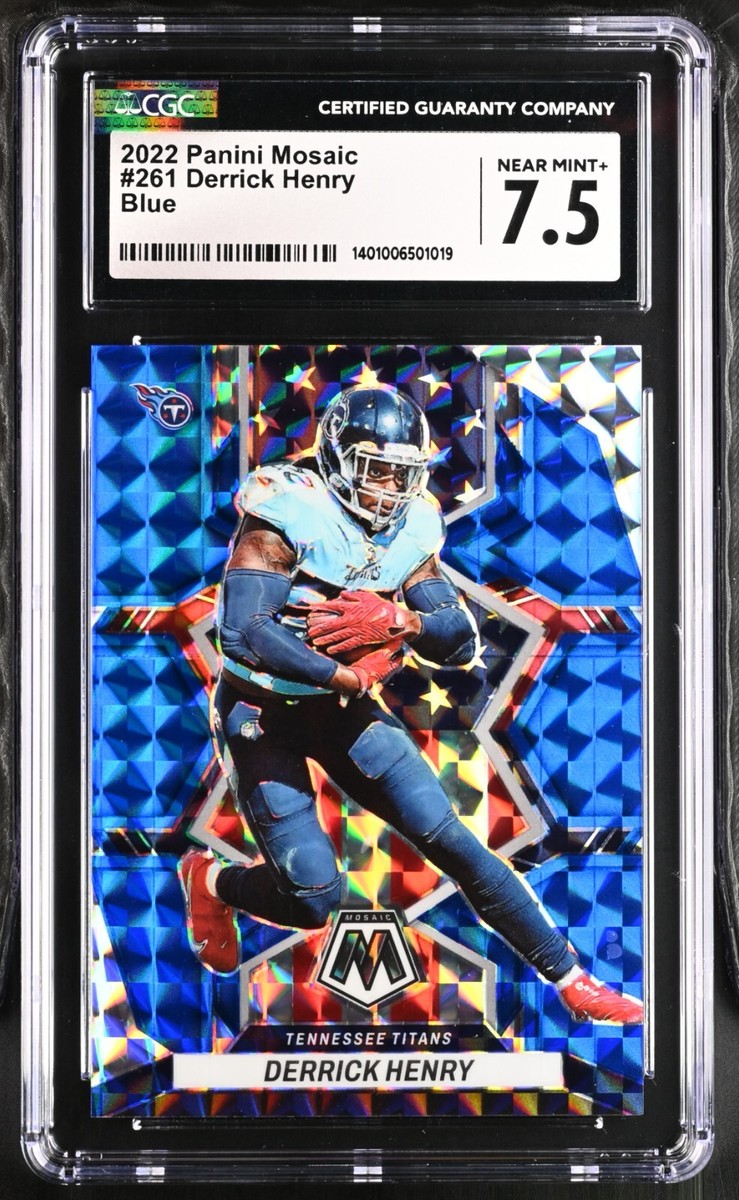 2022 Panini Mosaic National Pride Blue Prizm /99 Derrick Henry 