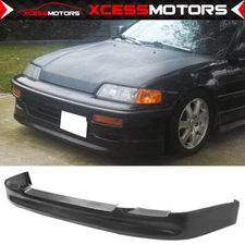 Fits 90-91 Honda CRX Si Only CS Style Coupe Front Bumper Lip Spoiler 2DR PU