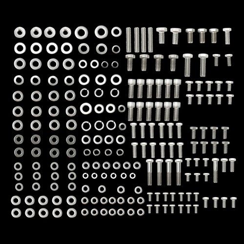 for SMALL BLOCK CHEVY SBC STAINLESS STEEL ENGINE BOLT KIT 283 305 327